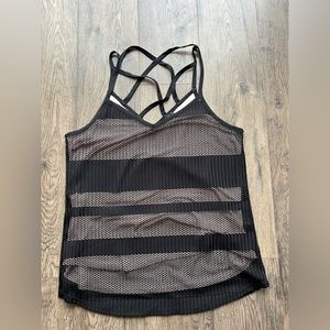 Black and Nude Women’s Tank Top - Strappy - Size Small - RW&CO